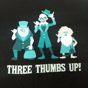 Disney's Haunted Mansion Funko Pop Hitchhiking Ghosts Men's S T Shirt Black EUC